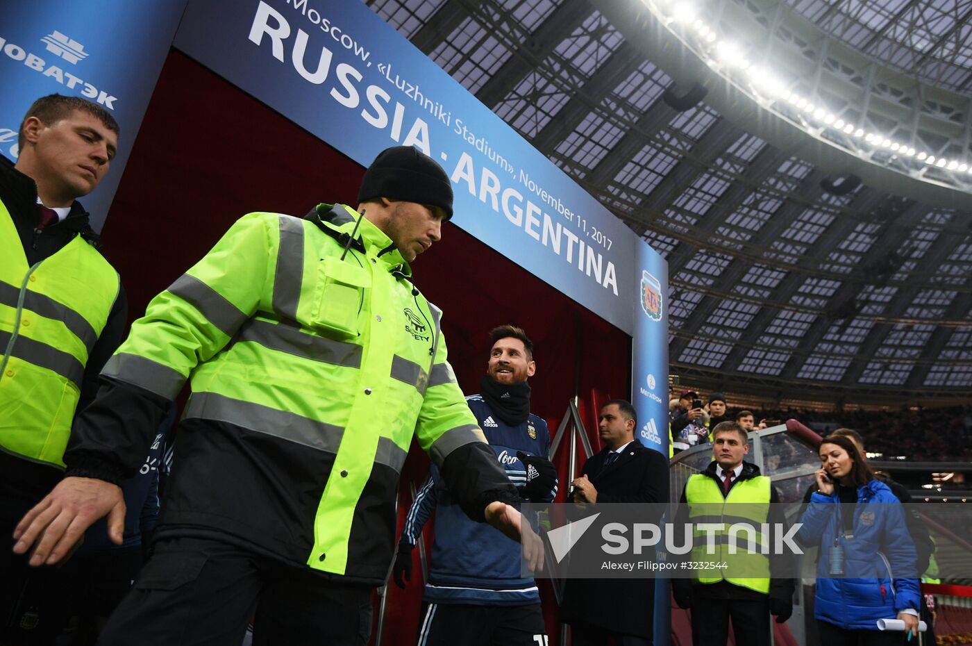 Football friendly Russia vs. Argentina