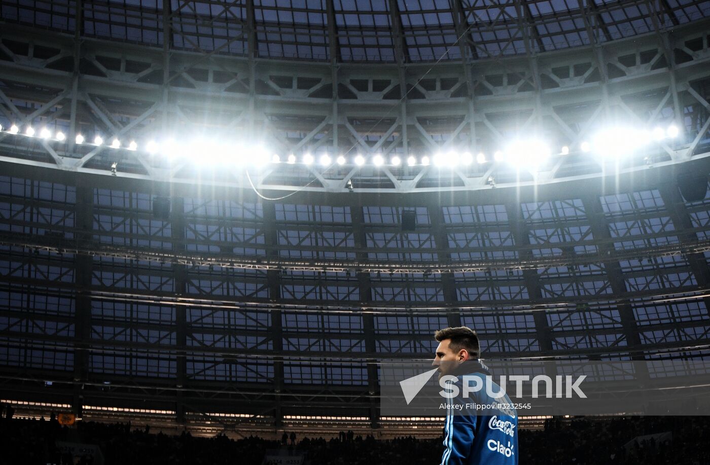 Football friendly Russia vs. Argentina