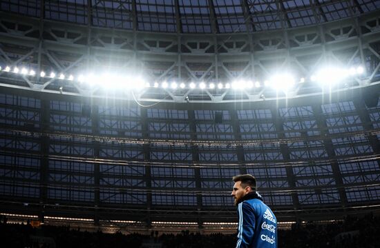 Football friendly Russia vs. Argentina