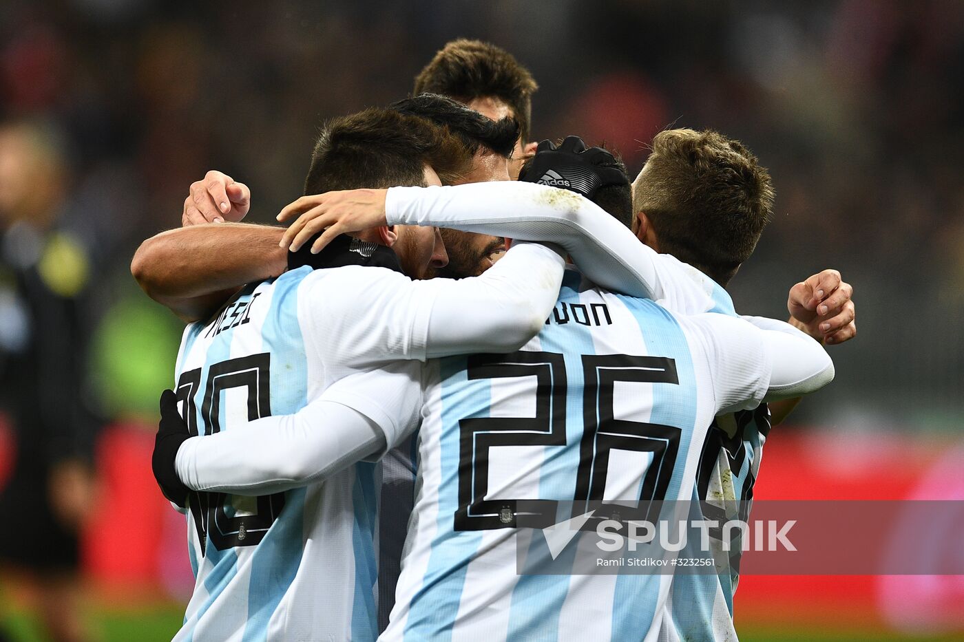 Football friendly Russia vs. Argentina