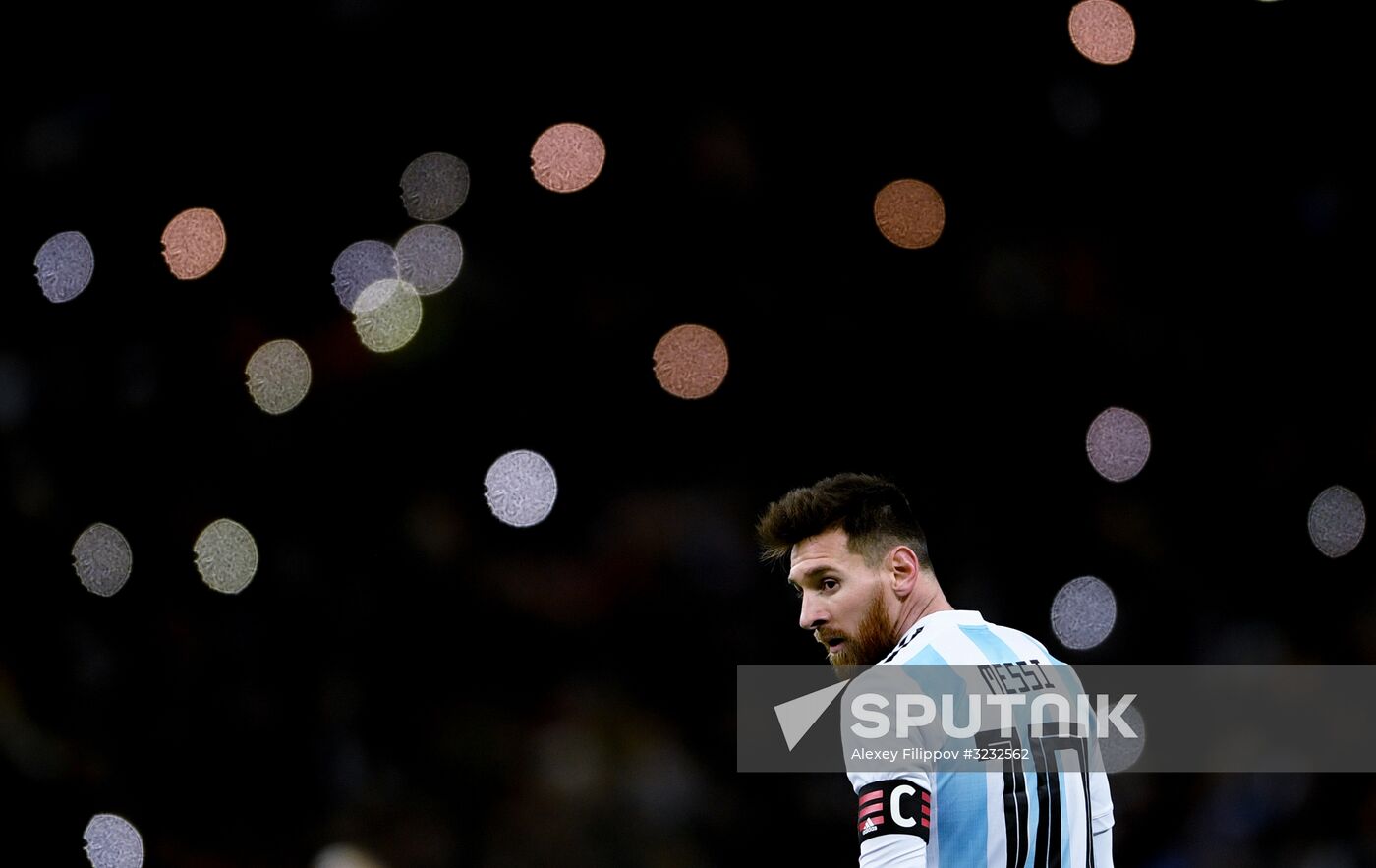 Football friendly Russia vs. Argentina