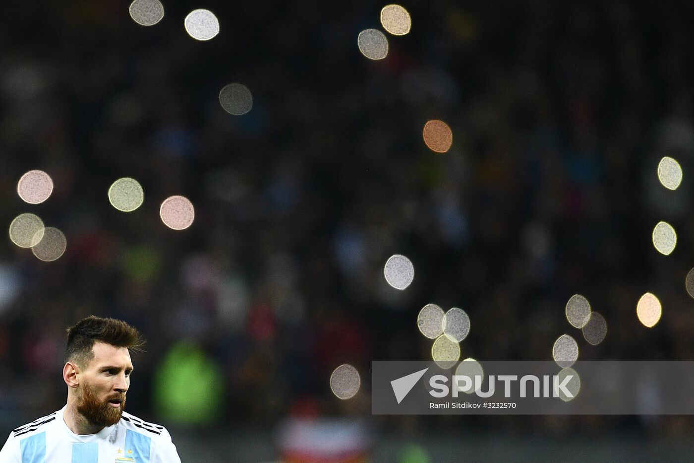 Football friendly Russia vs. Argentina