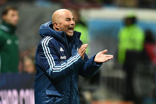 Football friendly Russia vs. Argentina