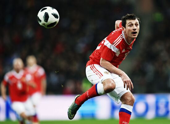 Football friendly Russia vs. Argentina