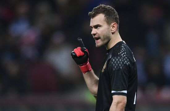 Football friendly Russia vs. Argentina