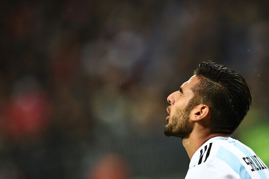 Football friendly Russia vs. Argentina