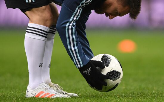 Football friendly Russia vs. Argentina