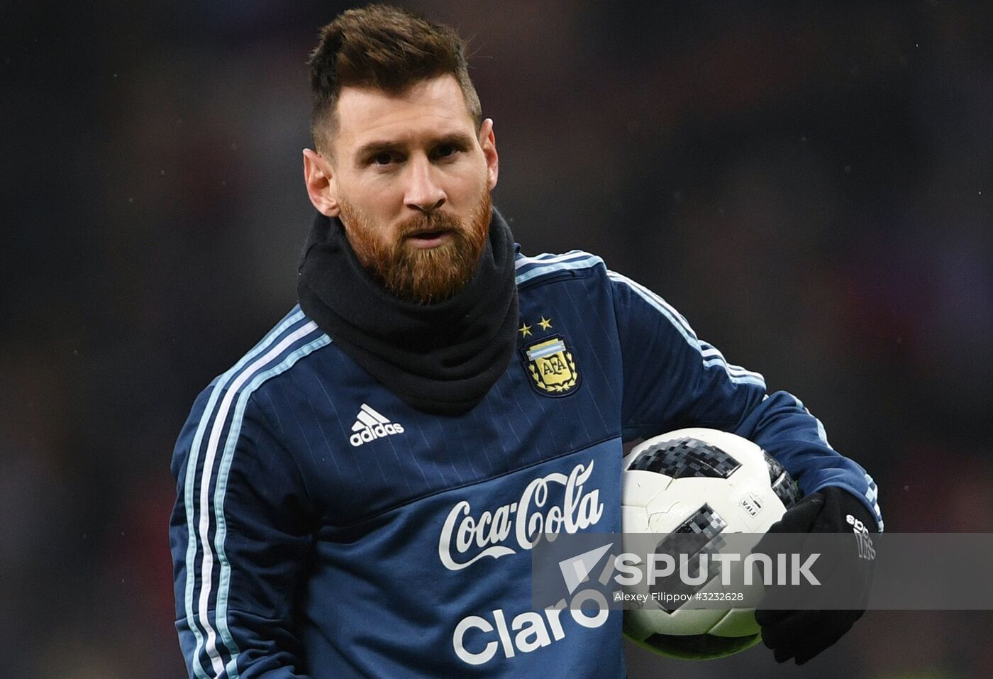 Football friendly Russia vs. Argentina