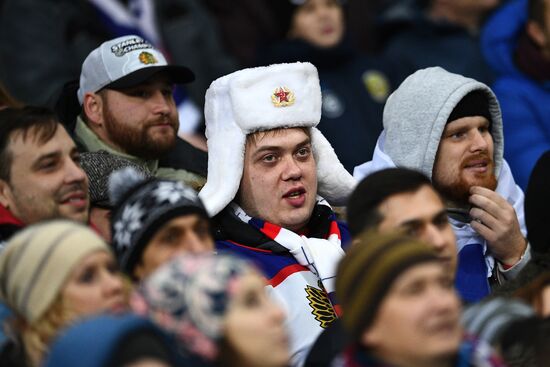 Football friendly Russia vs. Argentina