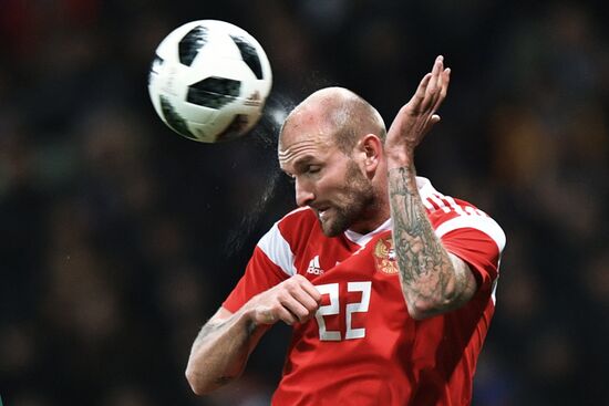 Football friendly Russia vs. Argentina