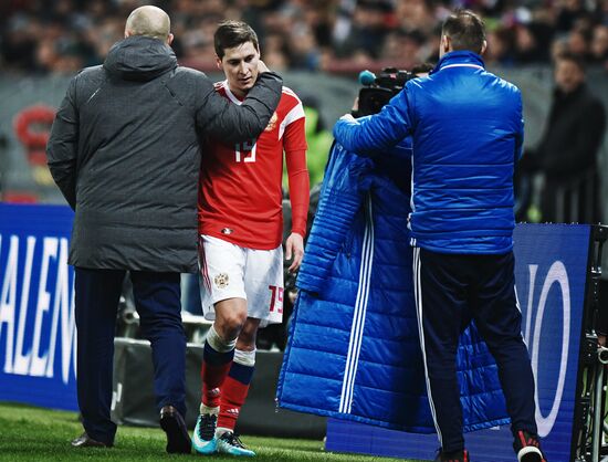 Football friendly Russia vs. Argentina