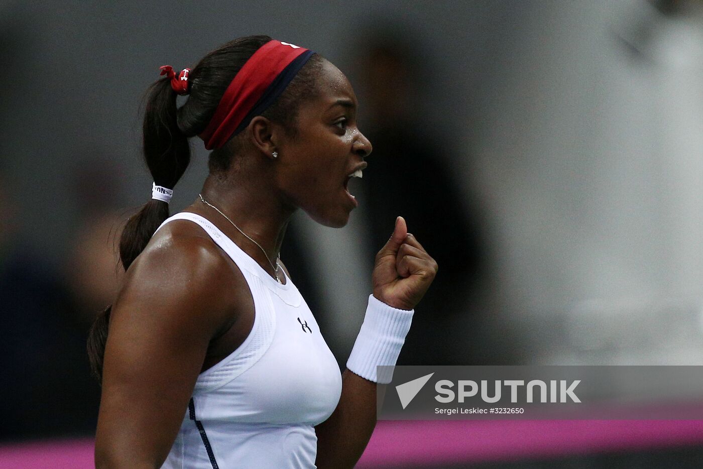 Tennis. Fed Cup final Belarus vs. USA. Day one