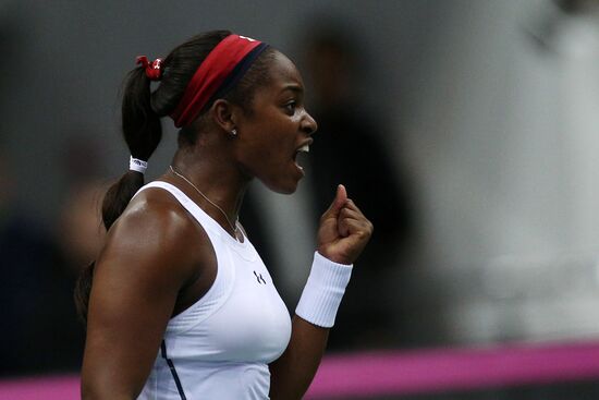 Tennis. Fed Cup final Belarus vs. USA. Day one
