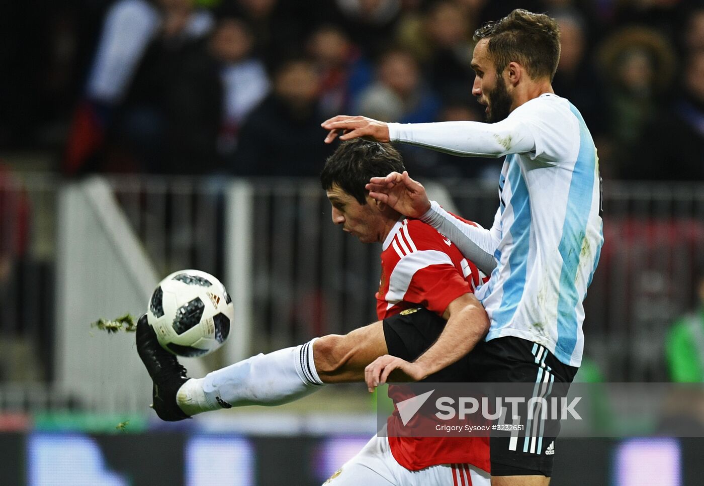 Football friendly Russia vs. Argentina