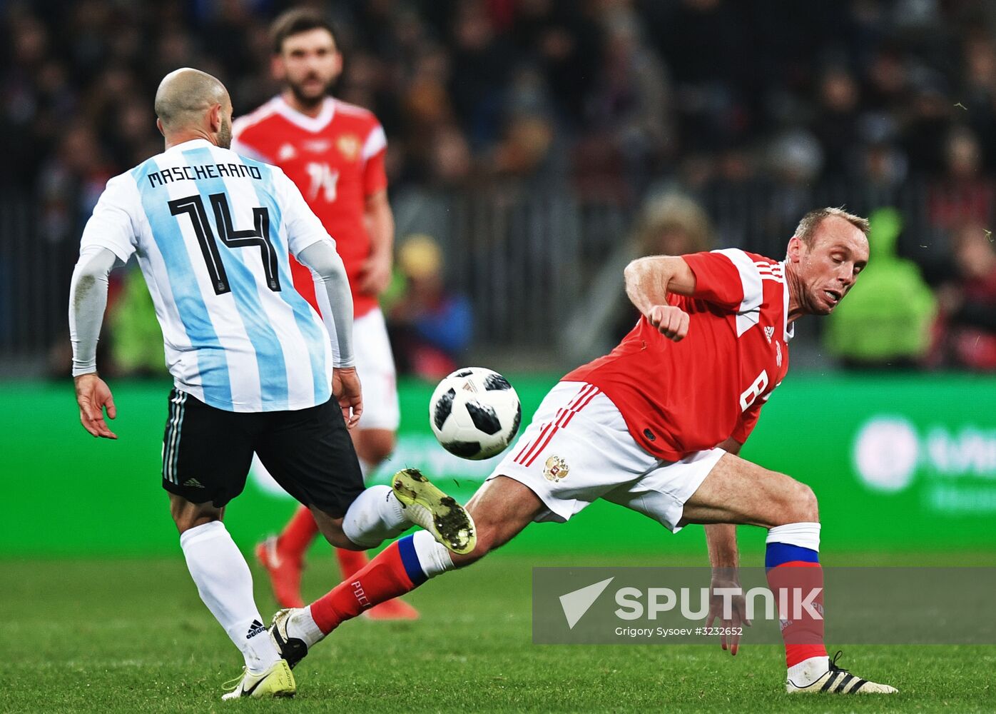 Football friendly Russia vs. Argentina