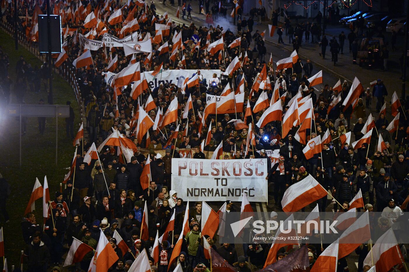 Independence Day march in Warsaw