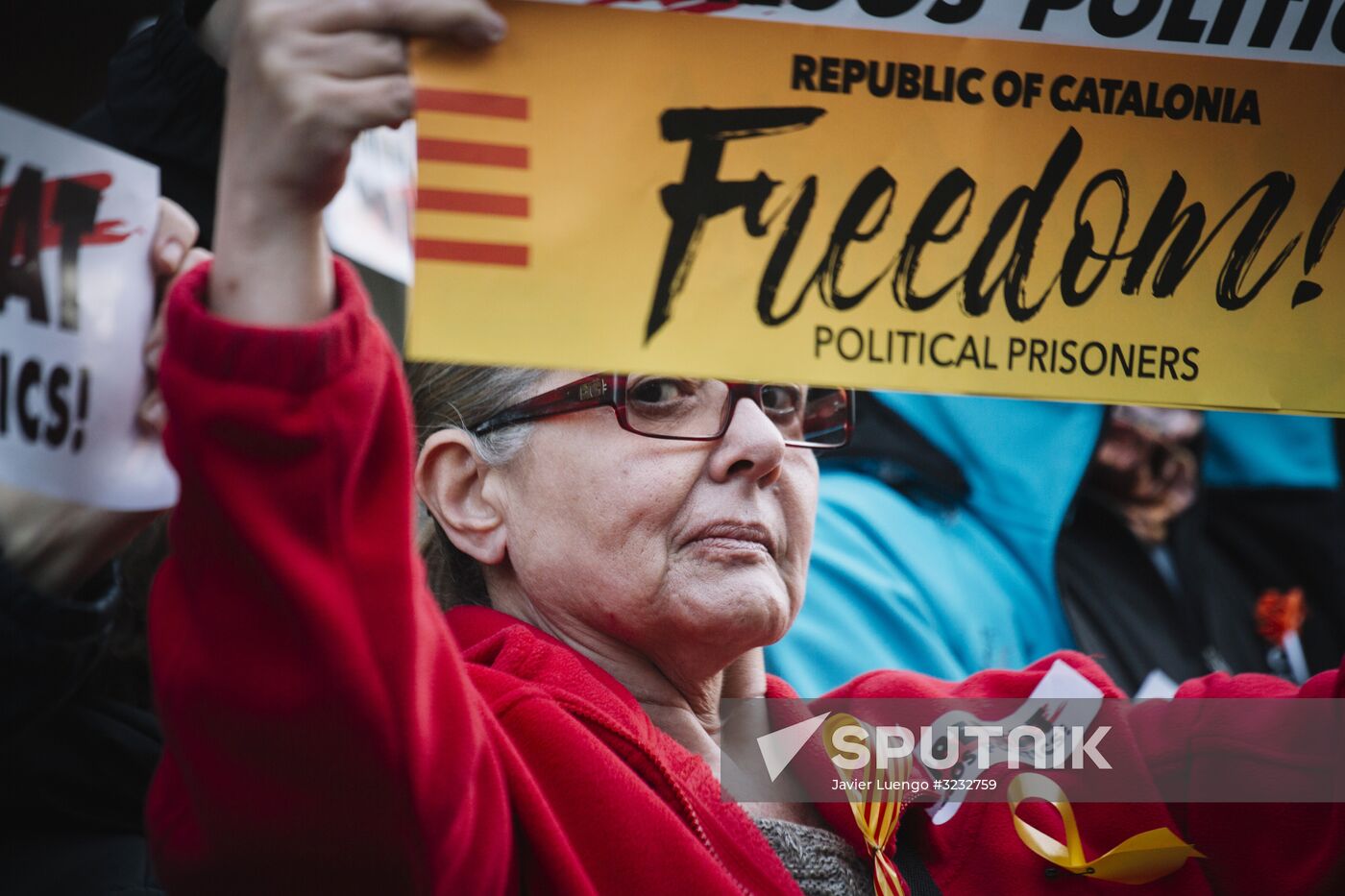Pro-Catalonia independence rally in Barcelona
