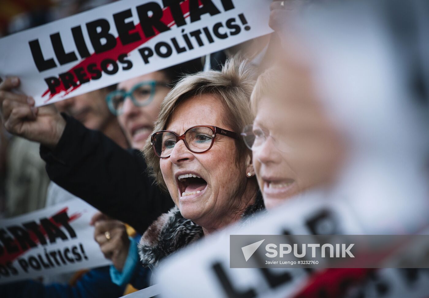 Pro-Catalonia independence rally in Barcelona