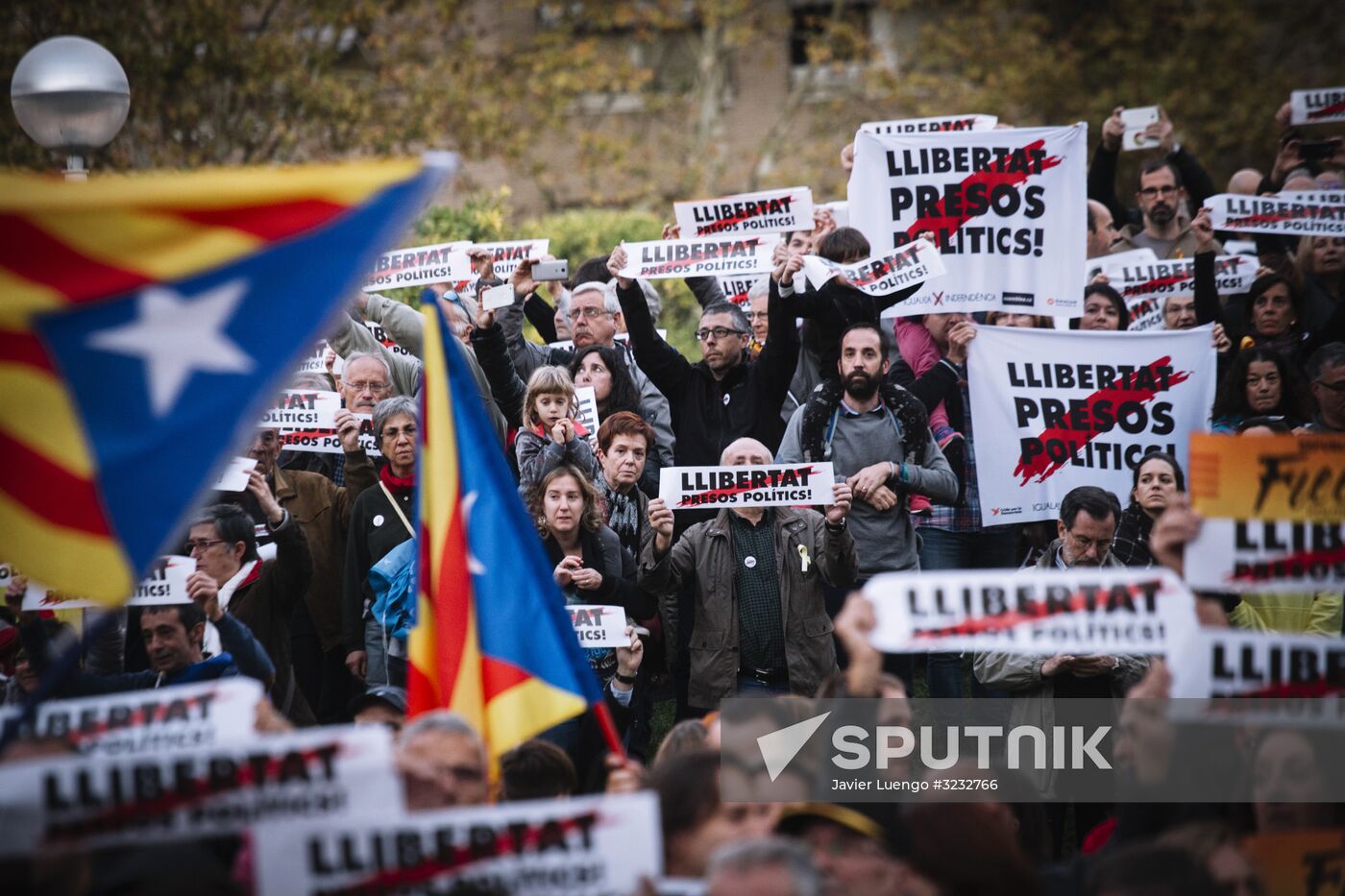 Pro-Catalonia independence rally in Barcelona