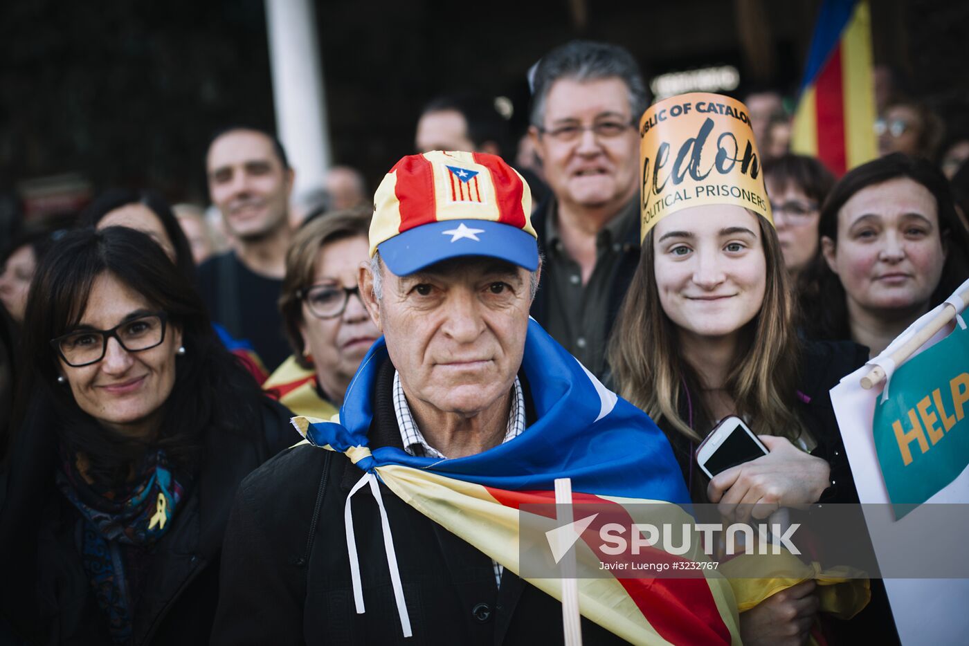 Pro-Catalonia independence rally in Barcelona