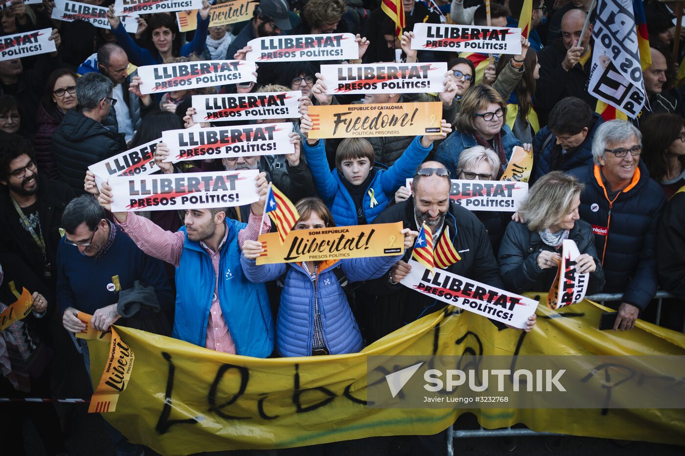 Pro-Catalonia independence rally in Barcelona