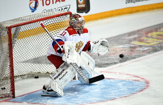 Ice hockey. Karjala Tournament. Russia vs. Czech Republic