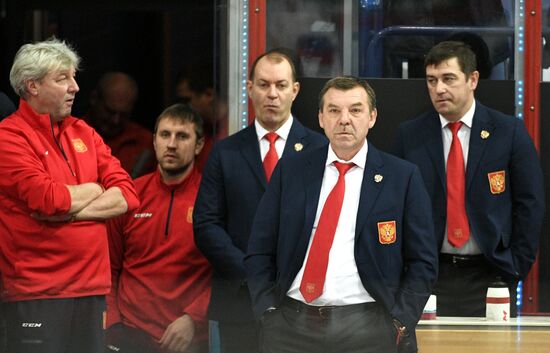 Ice hockey. Karjala Tournament. Russia vs. Czech Republic