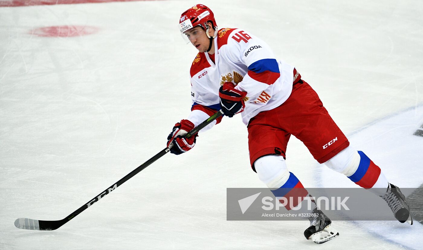 Ice hockey. Karjala Tournament. Russia vs. Czech Republic