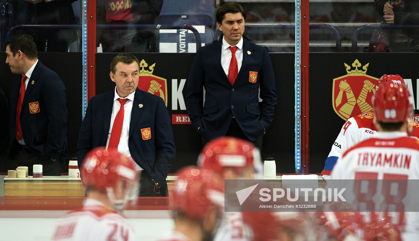 Ice hockey. Karjala Tournament. Russia vs. Czech Republic