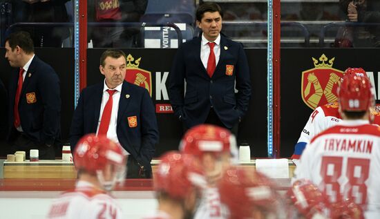 Ice hockey. Karjala Tournament. Russia vs. Czech Republic