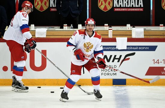 Ice hockey. Karjala Tournament. Russia vs. Czech Republic