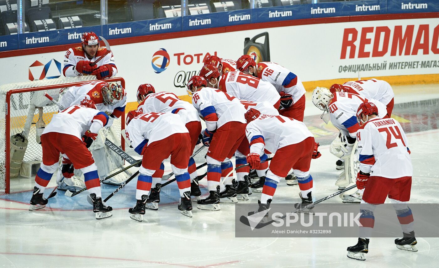 Ice hockey. Karjala Tournament. Russia vs. Czech Republic