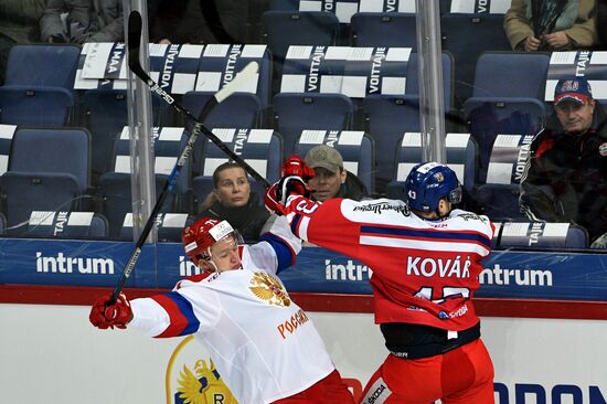 Ice hockey. Karjala Tournament. Russia vs. Czech Republic