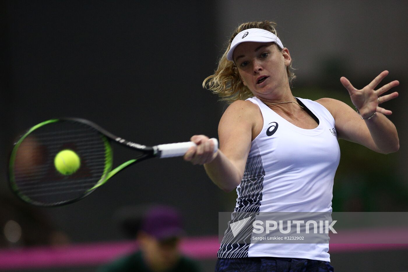 Tennis. Fed Cup final. Belarus vs. USA. Day two