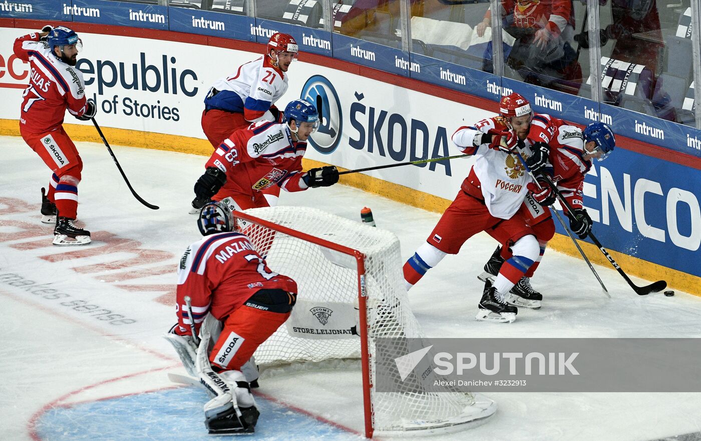 Ice hockey. Karjala Tournament. Russia vs. Czech Republic