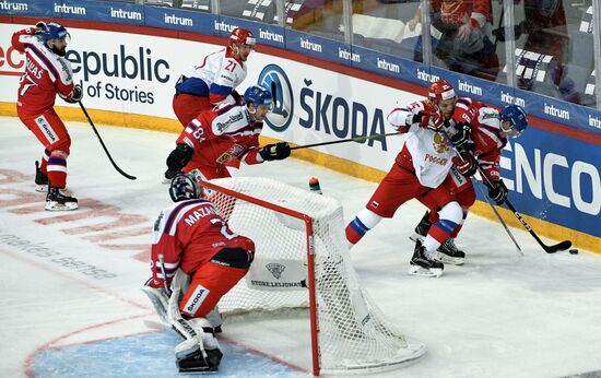 Ice hockey. Karjala Tournament. Russia vs. Czech Republic