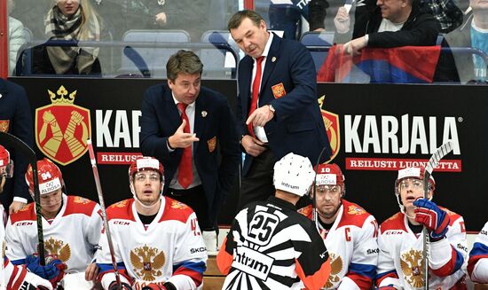 Ice hockey. Karjala Tournament. Russia vs. Czech Republic