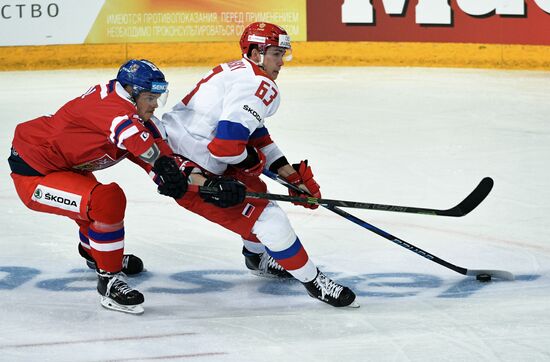 Ice hockey. Karjala Tournament. Russia vs. Czech Republic