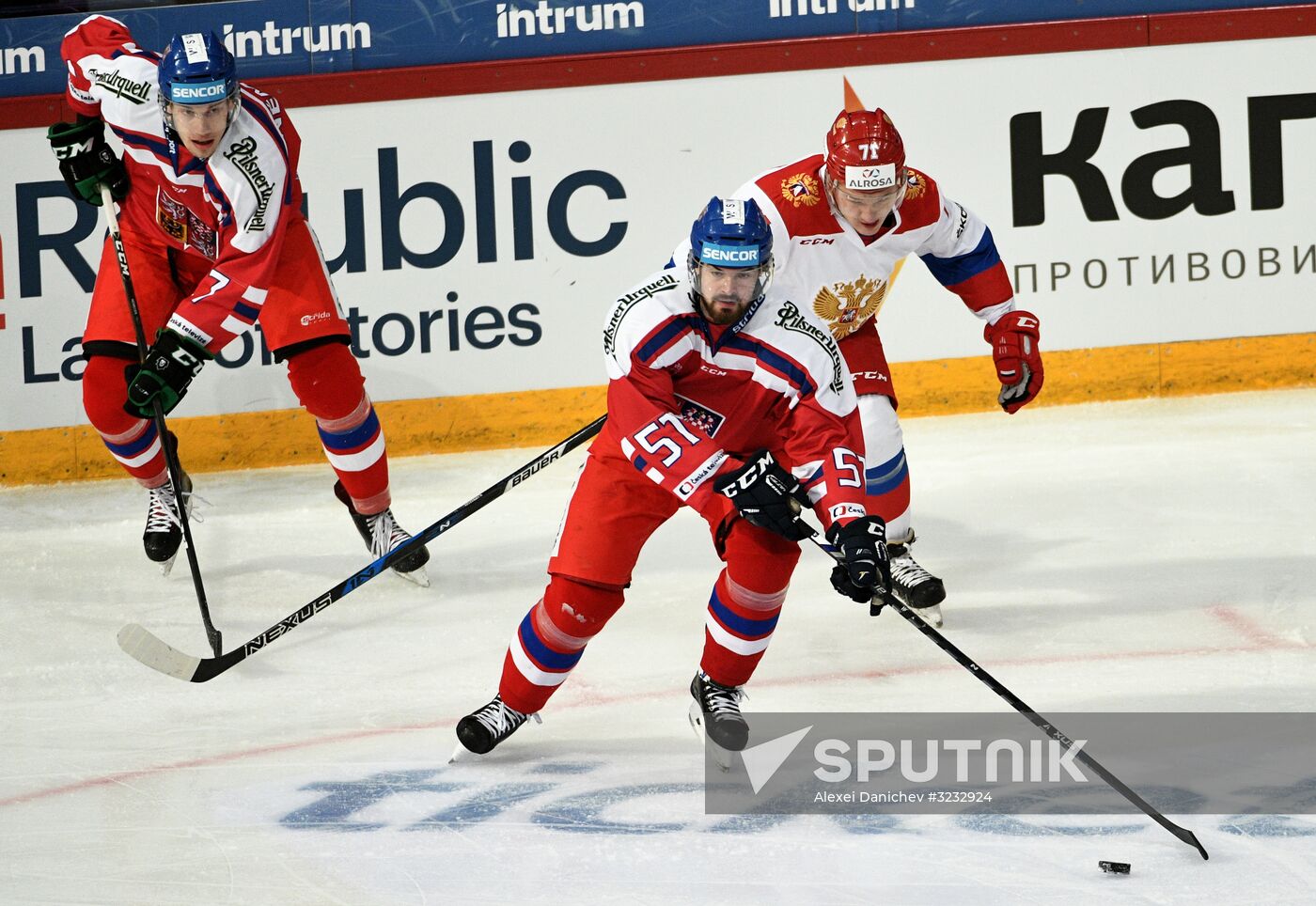 Ice hockey. Karjala Tournament. Russia vs. Czech Republic