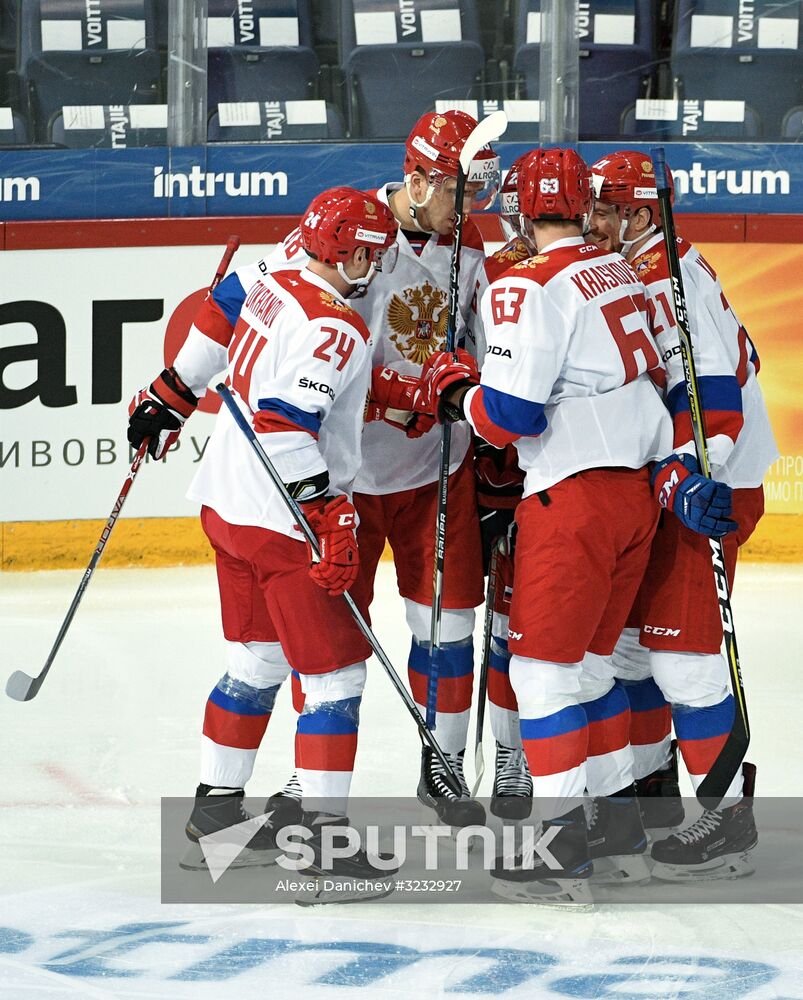 Ice hockey. Karjala Tournament. Russia vs. Czech Republic