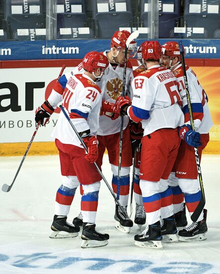 Ice hockey. Karjala Tournament. Russia vs. Czech Republic