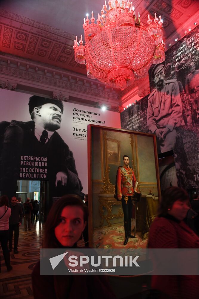 Exhibition "Winter Palace and Hermitage in 1917: A Place Where History Was Made" at Hermitage Museum