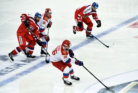 Ice hockey. Karjala Tournament. Russia vs. Czech Republic