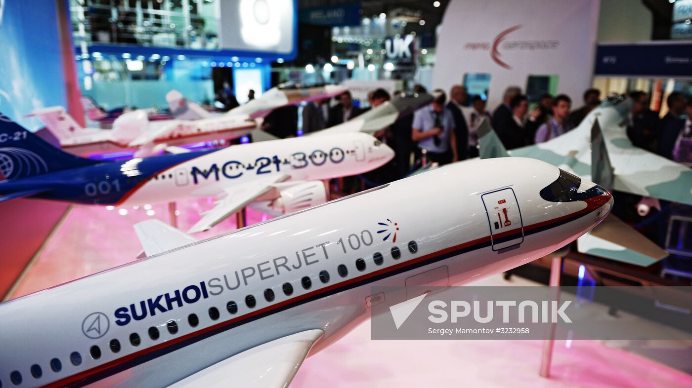 Russian Deputy Prime Minister Dmitry Rogozin visits Dubai Airshow 2017