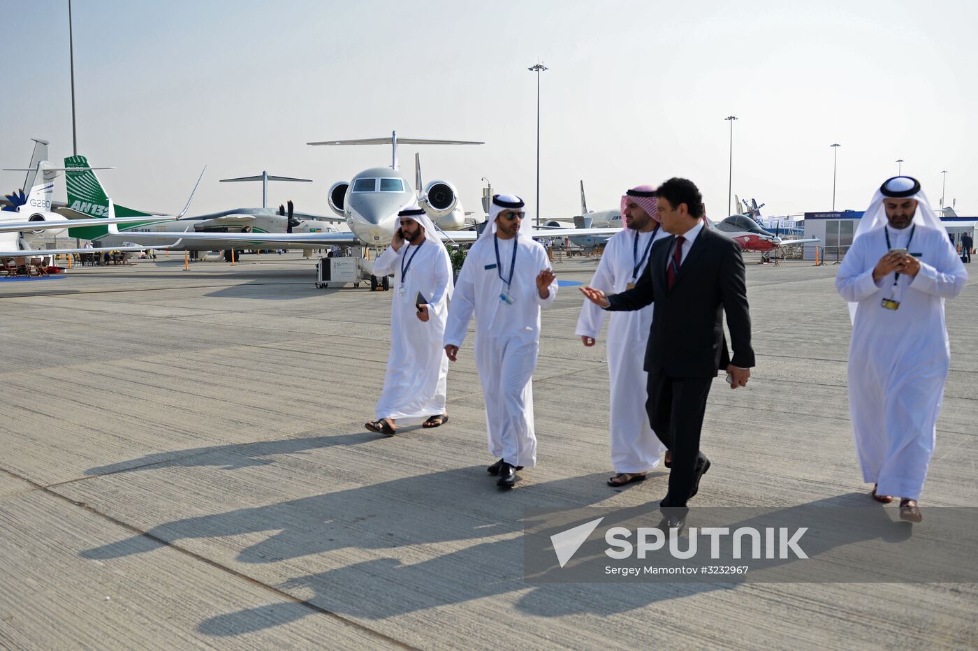 Russian Deputy Prime Minister Dmitry Rogozin visits Dubai Airshow 2017