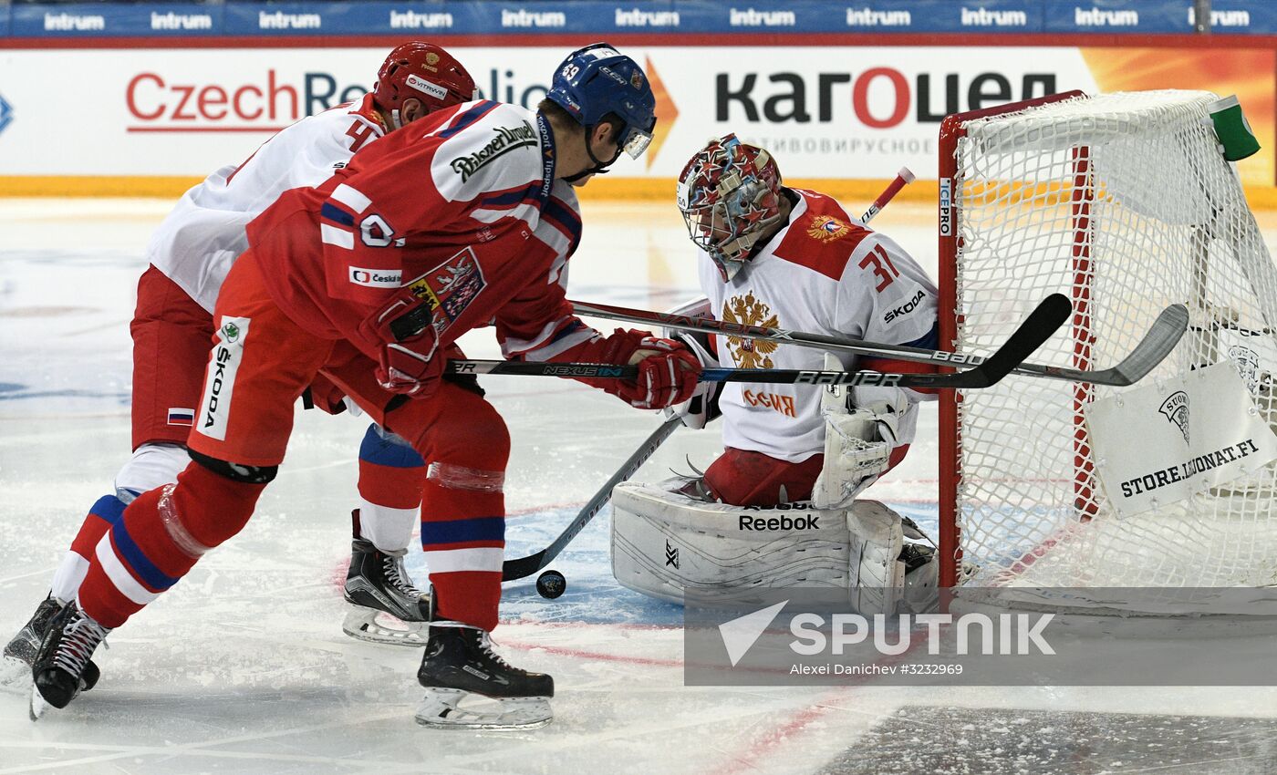 Ice hockey. Karjala Tournament. Russia vs. Czech Republic