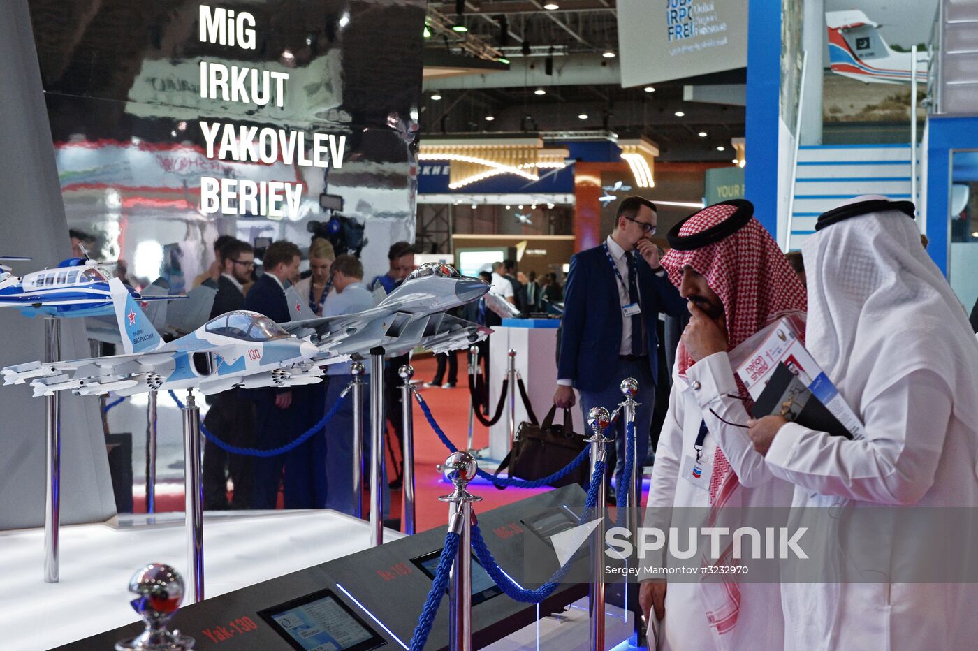Russian Deputy Prime Minister Dmitry Rogozin visits Dubai Airshow 2017