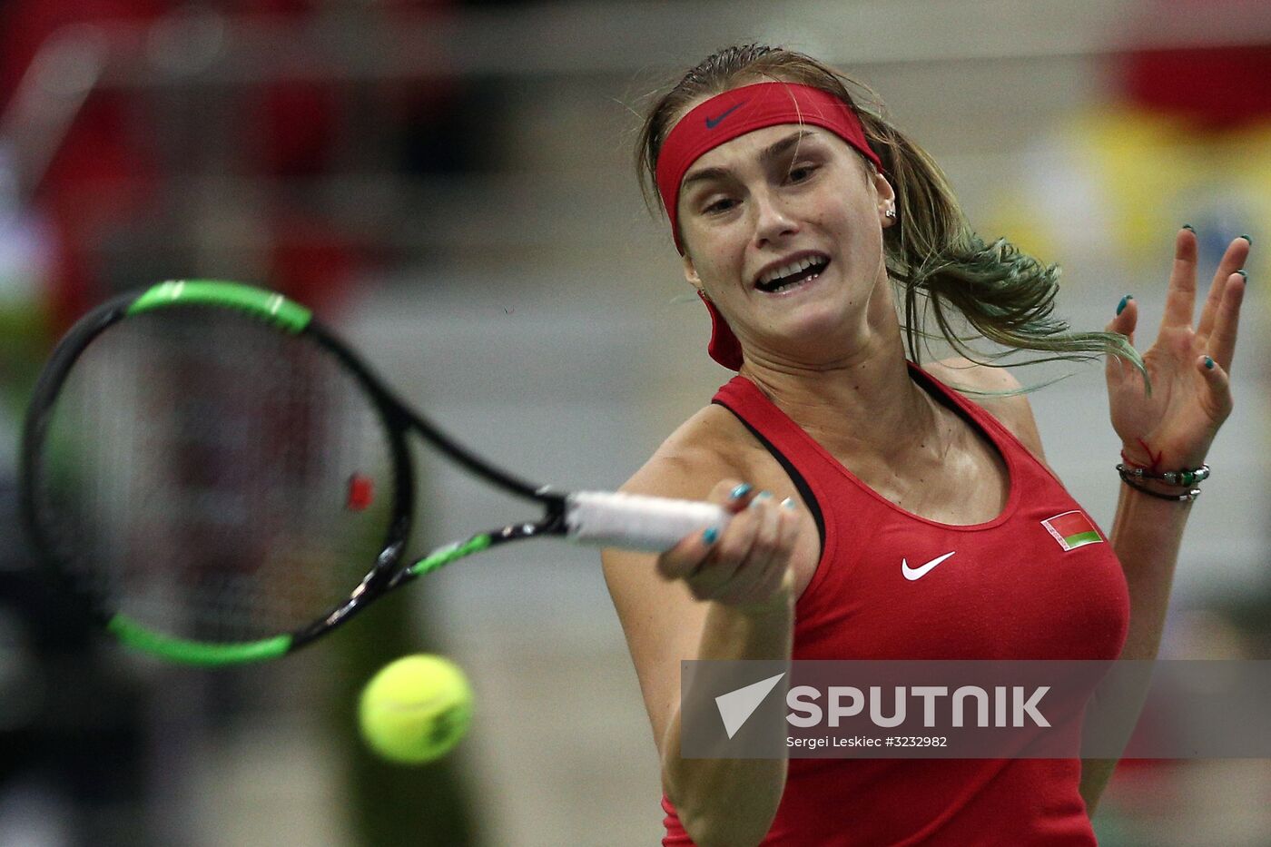 Tennis. Fed Cup final. Belarus vs. USA. Day two