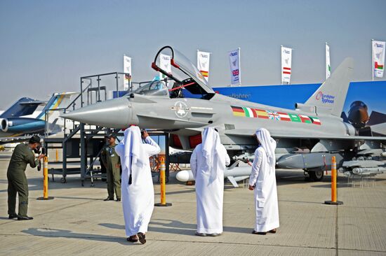 Russian Deputy Prime Minister Dmitry Rogozin visits Dubai Airshow 2017