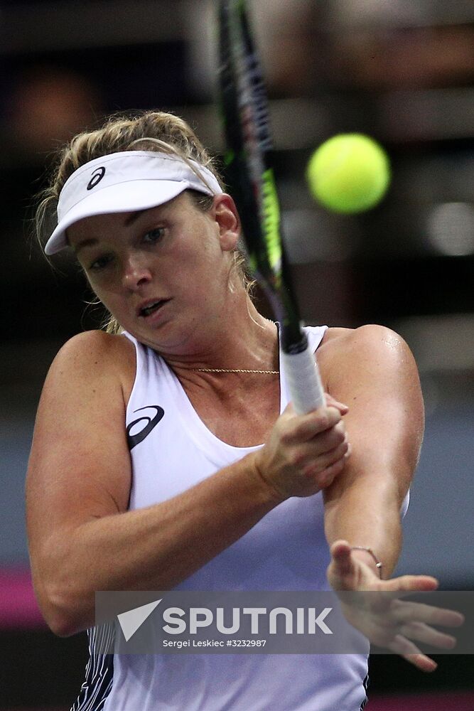 Tennis. Fed Cup final. Belarus vs. USA. Day two